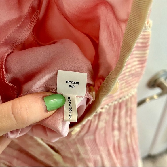 Vintage Kay Unger Pink Silk Tea Dress - Picture 12 of 12